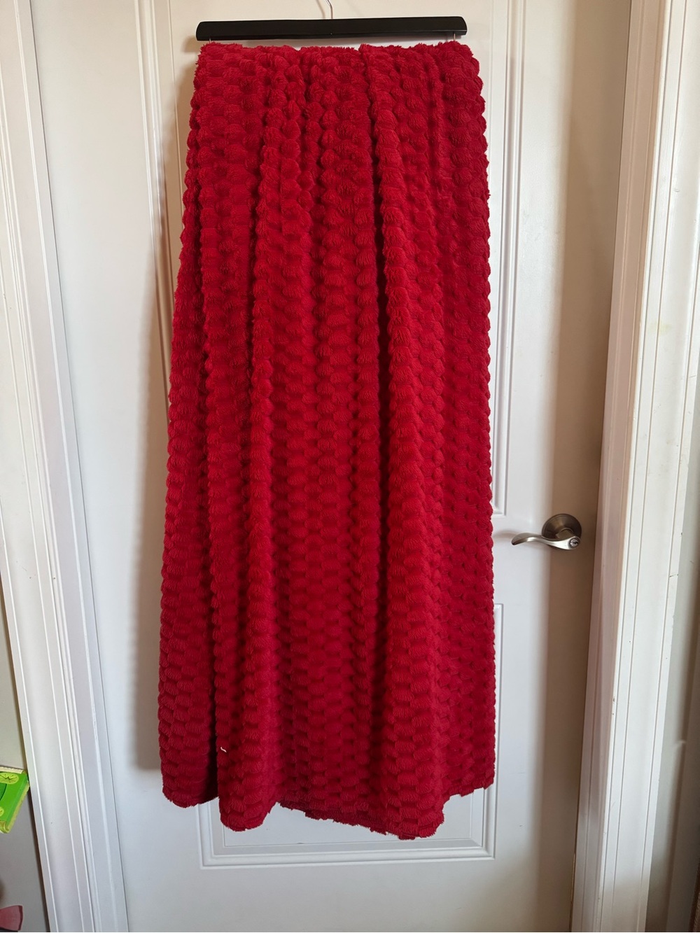 Unbranded Red Plush Throw Blanket